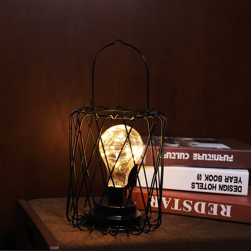 Copper Wire LED Decorative Night Light: Red Wine Bottle Lamp