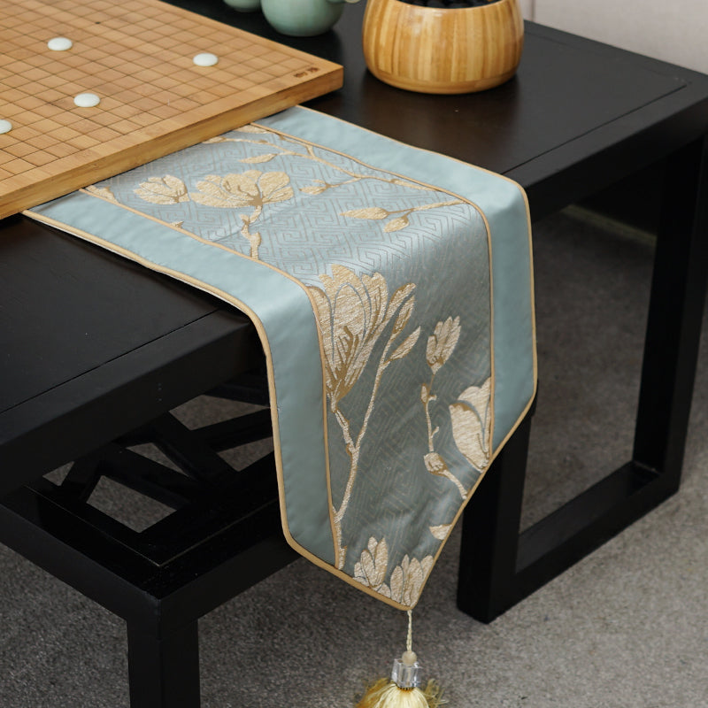 Elegant Chinese-Inspired Table Runners for Dining, Coffee, and Bedside Tables Rekea Furnitures