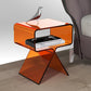 Sleek Transparent Acrylic Side Table: Minimalist Sofa and Tea Table Rekea Furnitures