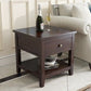 American Double Solid Wood Corner Table for Small Spaces Rekea Furnitures