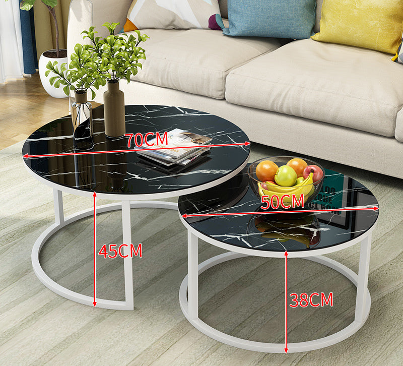 Minimalist Round Coffee Table for Your Home Balcony Rekea Furnitures