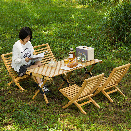 Foldable Outdoor Table and Chairs Set