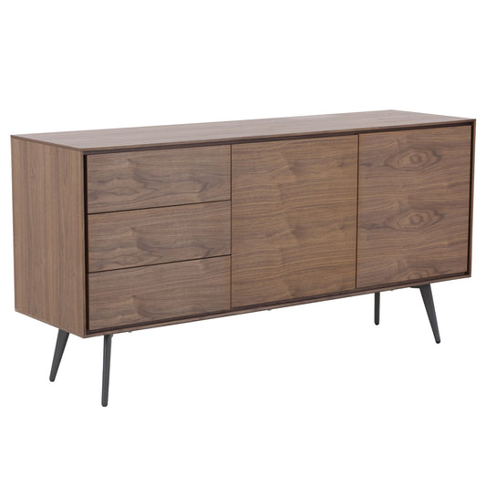 Modern Sideboard Buffet Cabinet: Storage, TV Stand, Anti-Topple Design, Large Countertop