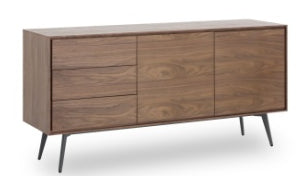 Modern Sideboard Buffet Cabinet: Storage, TV Stand, Anti-Topple Design, Large Countertop