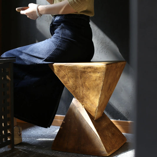 Geometric Coffee Table with Nordic Design Elements Rekea Furnitures