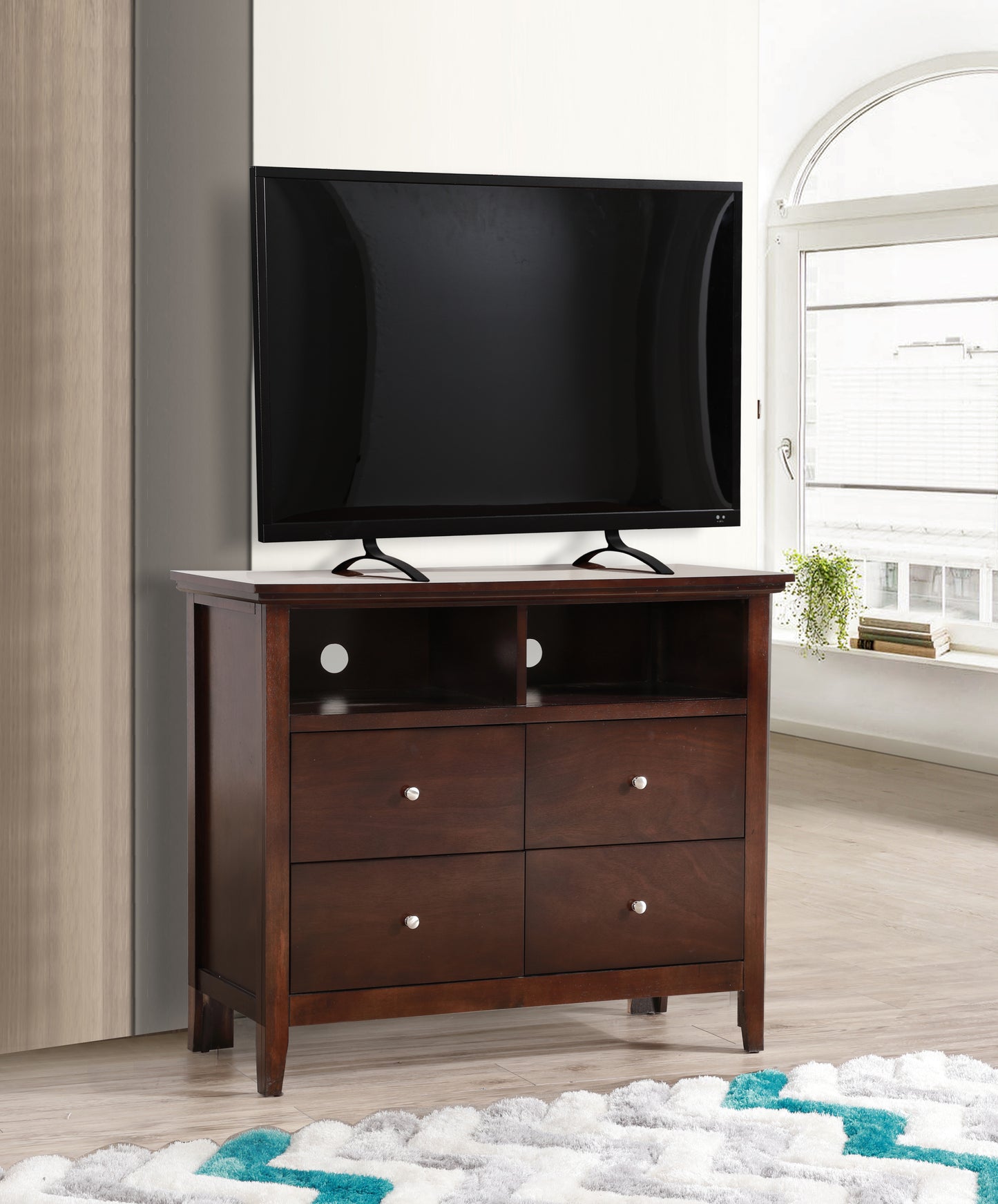 Glory Furniture Hammond G5425-TV Media Chest in Cappuccino Rekea Furnitures