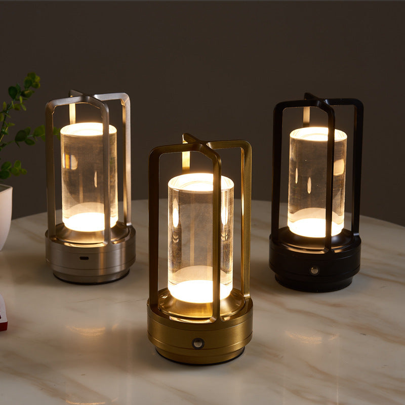 Wireless Crystal Table Lamp: Illuminate with Elegance