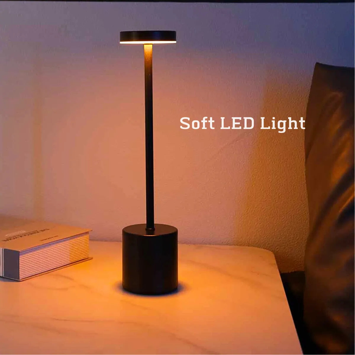 Wireless LED Desk Lamp - Handy, Adaptable, Cable-Free Illumination Rekea Furnitures