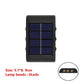 Waterproof Outdoor Solar Wall Lamp with Up and Down Luminous Lighting - Set of 6 LEDs