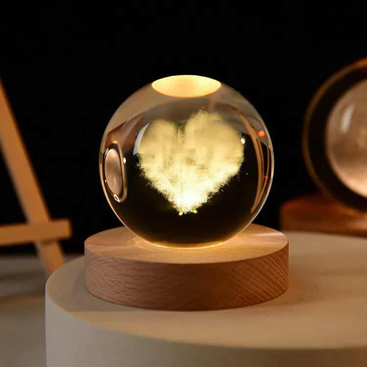 3D Glowing Crystal Night Lights - Unique Gifts for All Occasions