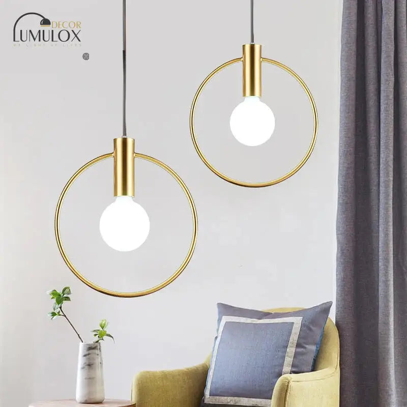 LED Glass Ball Pendant Lights: Stylish Iron Hanging Light Fixture for Living, Dining, and Bedroom